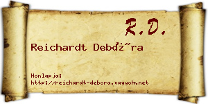 Reichardt Debóra névjegykártya